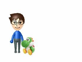 chris the mii meets a yoshi 