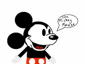 How To Draw Mickey Mouse 1