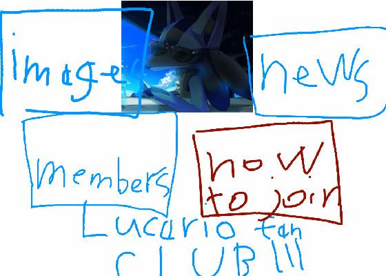 lucario fan club