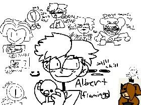 Albert/Flamingo art