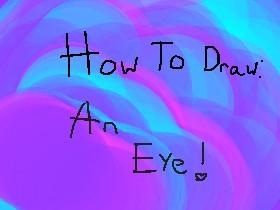 How To Draw: An Eye!