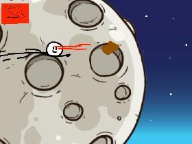 Fly across the moon 2