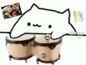 Bongo Cat Meme close up 1