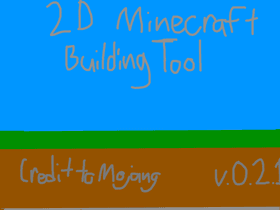 2D Minecraft Building Tool