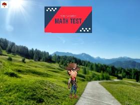 Customizable Math Test 1