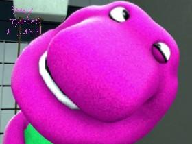 Barney takes a dump