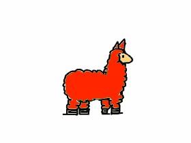 Rainbow Lil llama