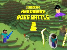 minecraft herobrine boss battle 2