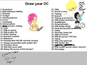 draw your o.c’s challenge