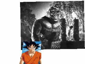 Goku reacts to king kong 1