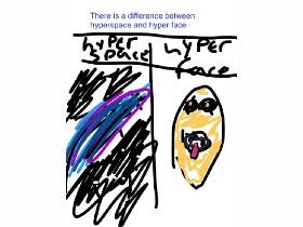 Hyper space vs hyper face