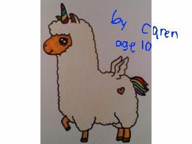 aa llama cute by caren