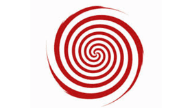 Red and white spiral