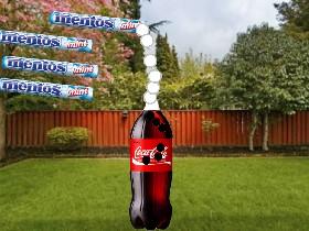 mentos in coke 1 1