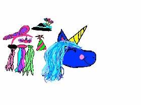 unicorn party dress-up 1