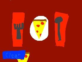 draw with pizza