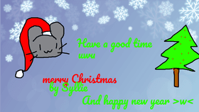 Some schoolwork christmas card