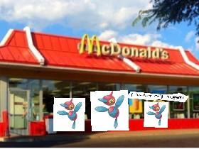 Porygon-Z going to McDonald’s