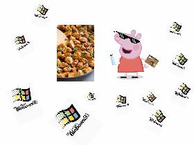 Peppa likes teryaki chicken