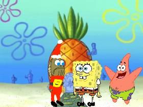 sponge bob santa