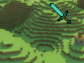 minecraft Sword boss battle