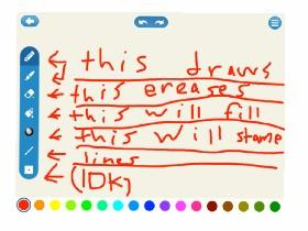 the drawing ui