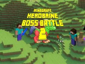 Herobrine BOSS BATTLE 2