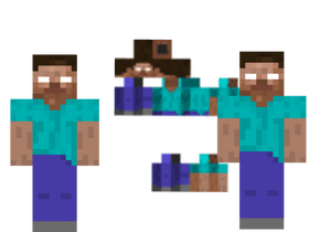 minecraft herobrine skin