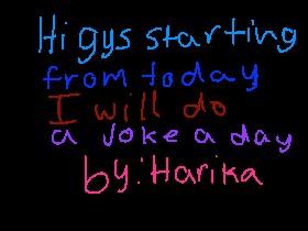 new joke a day by harika