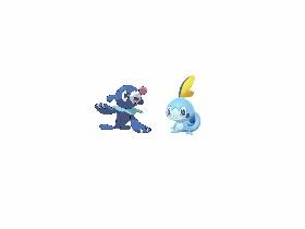 Sobble meets Lana’s Popplio