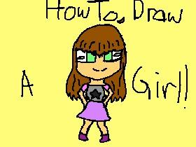 how to draw a girl!