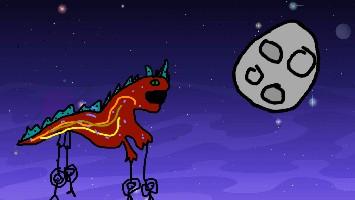 Lunar eclipse/dragon dance