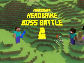 minecraft herobrine boss battle 2