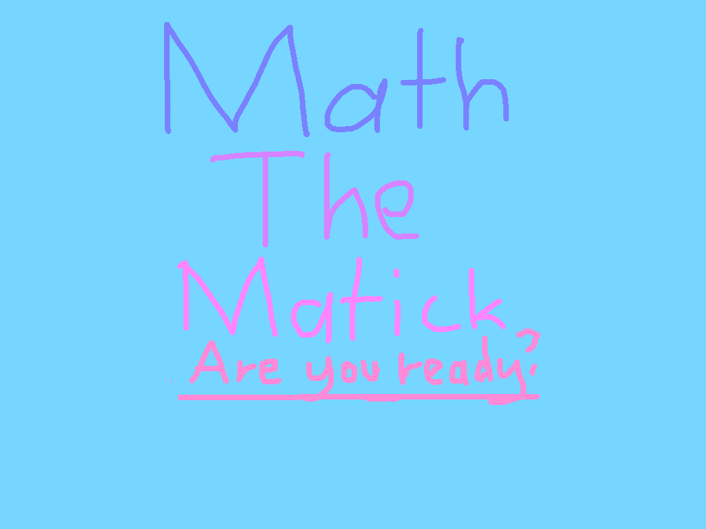 Math The Matic (Multiplication)
