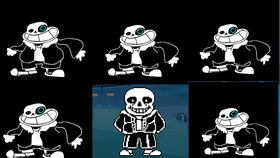 spooky scary sans dance