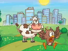 cow will take the owl!