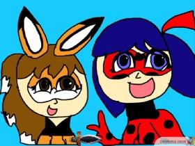 Rena Rouge and Ladybug Miraculous 1