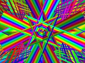 crazy rainbow art 1