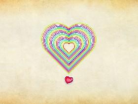 Rainbow Hearts Cool