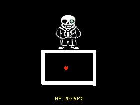 UnderTale Sans Fight👍🏻 1 3