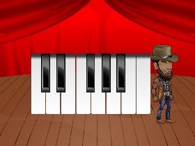 cowboy piano