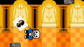 sans gets chased