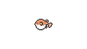 pixel pufferfish