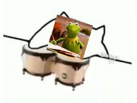 kermit plays da bongos