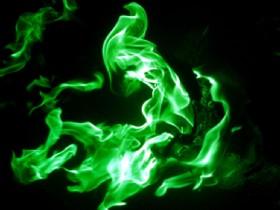 green fire