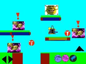 2d Platforming shrek game