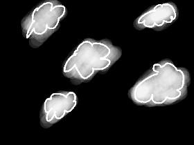 glow in the dark clouds