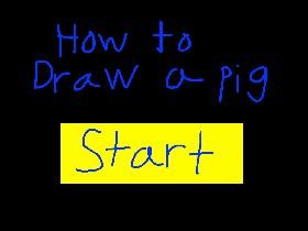 How To Draw A Pig!