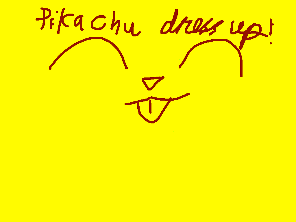 Design your own Pikachu!!!🐱