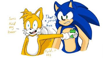 TAIL GAVE SONIC  JUICE BOX?